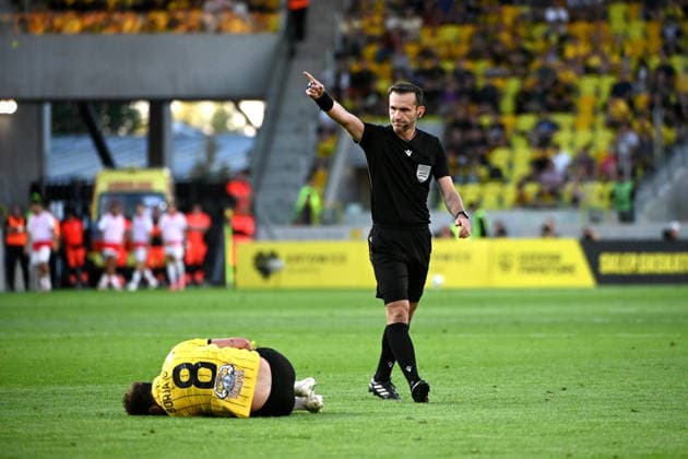 KATOWICE DRUGI MECZ III RUNDA ELIMINACJYJNA LIGA KONFERENCJI SEZON 2026 27: GKS KATOWICE - HAPOEL TEL AWIW --- UEFA CONFERENCE LEAGUE THIRD QUALIFYING ROUND SECOND MATCH: GKS KATOWICE - HAPOEL TEL AVIV ALEXANDROS TSAKALIDIS FOT. KRZYSZTOF HELIOS 400MM NEWSPIX.PL --- newspix.pl POLAND OUT! 
