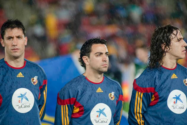 File image. 12th August 2026. Spaniard Xavi Hernandez announced as new Dutch national coach Palma de Mallorca. Spain 28th March 2007. Euro 2008 qualifier Spain vs Iceland. In torrential rain the Spanish win unconvincingly 1:0. Xavi Martinez, known as Xavi