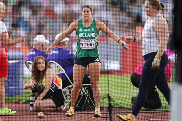 2026 European Athletics Championships, Alexander Stadium, Birmingham, England 12 8 2026 Women™s Shot Put Final Ireland™s Nicola Tuthill Nicola Tuthill 12 8 2026  Copyright: xx 0U6A9890