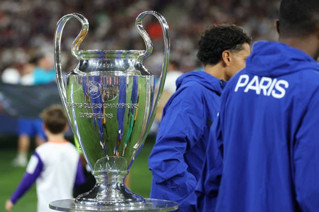 Paris Saint-Germain v Aston Villa FC - UEFA Super Cup 2026 Trophy of UEFA Champions League is seen is seen during the ceremony prior to the 2026 UEFA Super Cup Final match between Paris Saint-Germain and Aston Villa FC at Stadion Salzburg on August 12, 2026 in Salzburg, Austria. Salzburg Stadion Salzburg Salzburg Austria Copyright: xYigitxOermex xPsxImagesxYigitxOermex xPsxImagesx