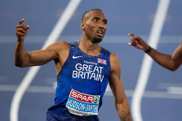 Athletics, European Championships in Birmingham, 400m, men, European champion Matthew Hudson-Smith