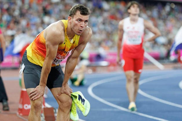 BIRMINGHAM, GREAT BRITAIN - AUGUST 12, 2026: Jean-Paul BREDAU (GER Germany) after the 400m final during the European Athletics Championships at Alexander Stadium on August 12, 2026 in Birmingham, Great Britain. Great Britain Copyright: xAxelxKohringx