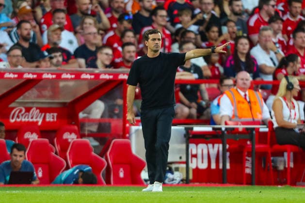Nottingham Forest v Bayer Leverkusen, Pre-Season Friendly Carles Martinez Of Bayer Leverkusen reacts during the Nottingham Forest v Bayer Leverkusen Pre-Season Friendly match at the City Ground, West Bridgford, England on 12 August 2026 Credit: Lee Keuneke Every Second Media Editorial use only. All images are copyright Every Second Media Limited. No images may be reproduced without prior permission. Copyright: xIMAGO EveryxSecondxMediax ESM-2087-0040 LeexKeunekex xEveryxSecondxMediax