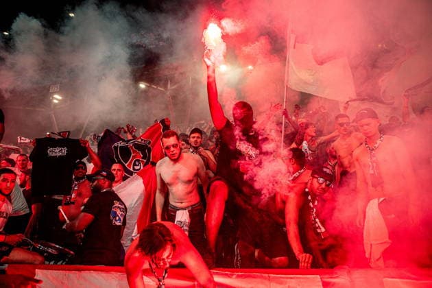 2026.08.12 Salzburg Pilka Nozna, Superpuchar UEFA 2026 PSG - Aston Villa N z gol radosc bramka kibice psg paris saint germain fans Foto Mateusz Porzucek PressFocus 2026.08.12 Salzburg Football, UEFA Super Cup 2026 Paris Saint-Germain F.C. - Aston Villa PSG - Aston Villa gol radosc bramka kibice psg paris saint germain fans Credit: Mateusz Porzucek PressFocus NEWSPIX.PL --- newspix.pl POLAND OUT! 