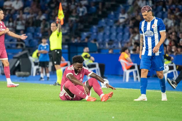 ESP: friendly match Deportivo Alaves v Real Madrid Vinicius Junior of Real Madrid during preseason friendly match between Deportivo Alaves v Real Madrid CF played at Abanca-Riazor Stadium, La Coruna on August 12, 2026 in Spain La Coruna Spain *** ESP Friendly Match: Deportivo Alavés vs. Real Madrid — Vinicius Junior of Real Madrid during a preseason friendly match between Deportivo Alavés and Real Madrid CF played at Abanca Riazor Stadium in La Coruna, Spain, on August 12, 2026 Copyright: xAgenciaxLOFx