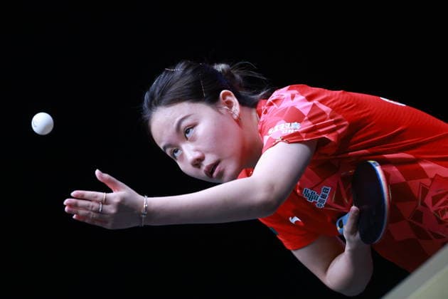 2026 WTT Europe Smash - Sweden - Main Draw - Day 3 Chen Xingtong of China competes against Hana Goda of Egypt during the Women s Singles Round of 64 at the 2026 Europe Smash at the Malmo Arena in Malmo, Sweden, on August 11, 2026. Malmo Sweden  Copyright: xRemyxGrosx originalFilename:gros-europesm260812_npz2G.jpg