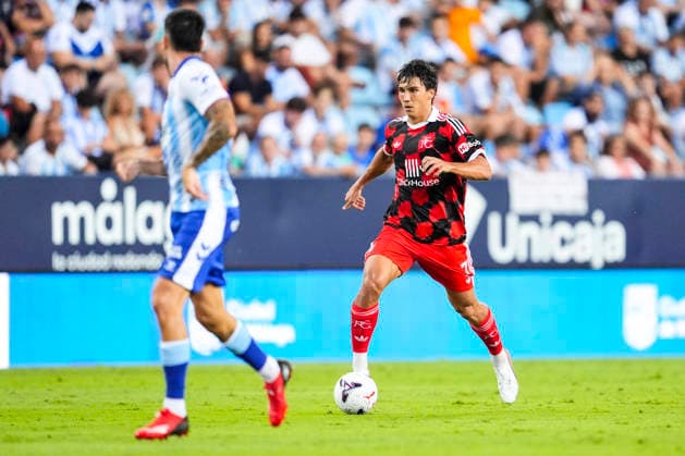 August 12, 2026, Malaga, Malaga, Spain: Gonzalo Garcia of Fulham FC in action during the 36th edition of the Costa del Sol Trophy football match played between Malaga CF and Fulham FC at La Rosaleda stadium on August 12, 2026, in Malaga, Spain. Malaga CF V Fulham FC - 36th Edition Of The Costa Del Sol Trophy  - ZUMAa181 20260812_zaa_a181_244 Copyright: xJoaquinxCorcherox