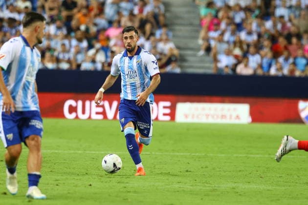 ESP: preseason Malaga CF v Fulham FC carlos puga of Malaga during preseason friendly match Trophy Costa del Sol between Malaga CF v Fulham FC played at La Rosaleda Stadium, Malaga on August 12, 2026 in Spain Spain Futbol *** ESP Preseason: Málaga CF vs. Fulham FC — Carlos Puga of Málaga during a preseason friendly match for the Costa del Sol Trophy between Málaga CF and Fulham FC, played at La Rosaleda Stadium in Málaga on August 12, 2026, in Spain — Spanish Soccer Copyright: xAgenciaxLOFx