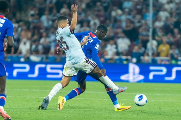 Ousmane Dembele seen during the UEFA Super Cup 2026 match between Paris Saint-Germain and Aston Villa (Kazimierz Koper Ball Raw Images) Salzburg Red Bull Arena Austria Copyright: xKazimierzxKoperx KAZ_PSGvAST_912