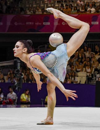 August 12, 2026, Frankfurt, Hesse, Germany: Brazilian gymnast MARIA EDUARDA ALEXANDRE competes in the 42nd Rhythmic gymnastics, Rhythmische Sportgymnastik, RSG World Championships qualifiers in the Festhalle in Frankfurt, Hesse, Germany on Wednesday, August 12, 2026. 2026 Rhythmic Gymnastics World Championships Qualifying  - ZUMAd168 20260812_zsp_d168_050 Copyright: xKaixDambachx