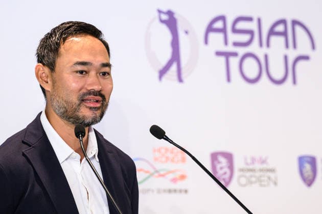 Golf, Hong Kong Open, press event