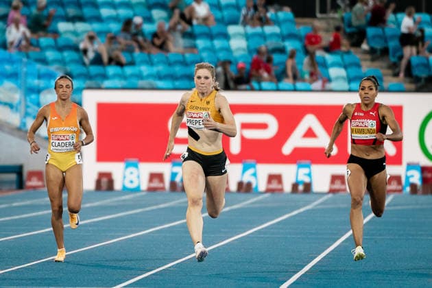Talea Prepens (TV Cloppenburg, 200m Frauen), GBR, Leichtathletik, Athletics, European Athletics Championships 2026, Leichtathletik Europameisterschaft 2026, Birmingham 2026, 09.08.2026, GBR, Leichtathletik, Athletics, European Athletics Championships 2026, Leichtathletik Europameisterschaft 2026, Birmingham 2026, 09.08.2026 Birmingham *** Talea Prepens TV Cloppenburg, Women s 200m, GBR, Track and Field, Athletics, 2026 European Athletics Championships, 2026 European Track and Field Championships, Birmingham 2026, August 9, 2026, GBR, Track and Field, Athletics, 2026 European Athletics Championships, 2026 European Track and Field Championships, Birmingham 2026, August 9, 2026, Birmingham Copyright: xStefanxMayerx EP_SMR