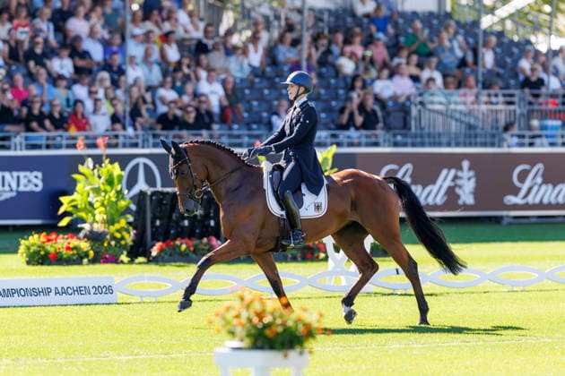 AACHEN - FEI World Championships 2026, AACHEN - FEI World Championships 2026 LUEBBEKE Libussa (GER), Caramia FRH FEI Eventing World Championship, WM, Weltmeisterschaft Dressage Part 1 Team & Individual Aachen, Reitstadion Soers 13. August 2026 - *** AACHEN FEI World Championships 2026, AACHEN FEI World Championships 2026 LUEBBEKE Libussa GER, Caramia FRH FEI Eventing World Championship Dressage Part 1 Team and Individual Aachen, Reitstadion Soers, August 13, 2026