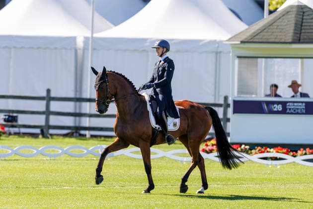 AACHEN - FEI World Championships 2026, AACHEN - FEI World Championships 2026 LUEBBEKE Libussa (GER), Caramia FRH FEI Eventing World Championship, WM, Weltmeisterschaft Dressage Part 1 Team & Individual Aachen, Reitstadion Soers 13. August 2026 - *** AACHEN FEI World Championships 2026, AACHEN FEI World Championships 2026 LUEBBEKE Libussa GER, Caramia FRH FEI Eventing World Championship Dressage Part 1 Team and Individual Aachen, Reitstadion Soers, August 13, 2026