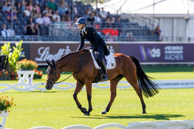 AACHEN - FEI World Championships 2026, AACHEN - FEI World Championships 2026 LUEBBEKE Libussa (GER), Caramia FRH FEI Eventing World Championship, WM, Weltmeisterschaft Dressage Part 1 Team & Individual Aachen, Reitstadion Soers 13. August 2026 - *** AACHEN FEI World Championships 2026, AACHEN FEI World Championships 2026 LUEBBEKE Libussa GER, Caramia FRH FEI Eventing World Championship Dressage Part 1 Team and Individual Aachen, Reitstadion Soers, August 13, 2026