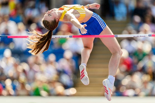 260813 Ellen Ekholm of Sweden competes in women™s high jump qualification during day 4 of the 2026 European Athletics Championships on August 13, 2026 in Birmingham. Photo: Mathias Bergeld BILDBYRAN kod MB MT1068 friidrott athletics friidrett friidrotts-em em friidretts-em 2026 european athletics championships 4 bbeng sweden sverige dam damer women hoydehopp high jump hoyde höjdhopp *** August 13, 2026: Ellen Ekholm of Sweden competes in the women’s high jump qualifying round on Day 4 of the 2026 European Athletics Championships in Birmingham. 2026 in Birmingham. Photo by Mathias Bergeld, BILDBYRAN, code MB MT1068. track and field athletics friidrett friidrotts em em friidretts em 2026 European Athletics Championships 4 BBENG Sweden sverige women damer women high jump hoydehopp high jump height höjjump  Copyright: MATHIASxBERGELD BB260813MB006