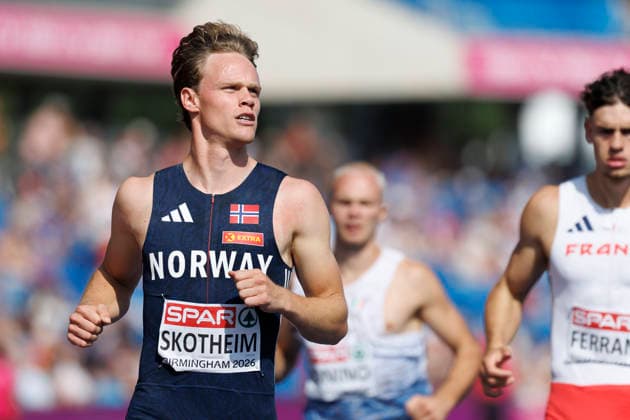 BIRMINGHAM, GREAT BRITAIN - AUGUST 13, 2026: Sander SKOTHEIM (NOR Norway) competing in the 110m hurdles of the decathlon during the European Athletics Championships at Alexander Stadium on August 13, 2026 in Birmingham, Great Britain. Great Britain Copyright: xAxelxKohringx