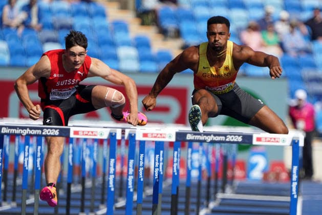 Birmingham , Leichtathletik, Athletics, Track and Field, EAA, Leichtathletik EM Birmingham 2026 European Championships birmingham 2026 , 10.08-17.08.2026, Alexander Stadium Birmingham, Grossbritannien , Decathlon, Zehnkampf, 110m Hürden Männer, 110m Hurdles Men, Leo Neugebauer Deutschland, Germany GER Copyright Gladys Chai von der Laage *** Birmingham, Track and Field, Athletics, EAA, 2026 European Athletics Championships in Birmingham, August 10–17, 2026, Alexander Stadium, Birmingham, United Kingdom, Decathlon, Men’s 110-meter Hurdles, Leo Neugebauer, Germany (GER), Copyright Gladys Chai von der Laage