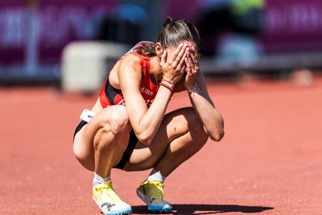 European Athletics Championships; Birmingham, 13.08.2026 BIRMINGHAM, UNITED KINGDOM - AUGUST 13: Veronica Vancardo (Switzerland) reacts after the qualification for the final of the womens 800 m on August 13, 2026 in Birmingham, United Kingdom. *** European Athletics Championships, Birmingham, August 13, 2026 BIRMINGHAM, UNITED KINGDOM AUGUST 13 Veronica Vancardo of Switzerland reacts after qualifying for the final of the women s 800 m on August 13, 2026, in Birmingham, United Kingdom Copyright: xBEAUTIFULxSPORTS UlfxSchillerx