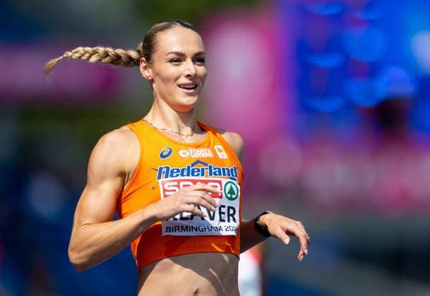 BIRMINGHAM - Lieke Klaver in action in the 400-meter semi-final on the fourth day of the European Athletics Championships. IRIS VAN DEN BROEK ANP xVIxANPxSportx xxANPxIVx 565385792 originalFilename: 565385792.jpg