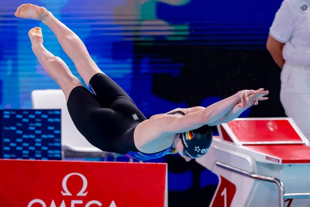 France, Paris, Centre Aquatique Olympique Metropole du Grand Paris, 13.08.2026, European Aquatics Championships, Day 14, Morning Session, Yara Fay Riefstahl, SC Chemnitz, Germany, Photo by Eibner Pressefoto Tino Henschel European Aquatics Championships, Day 14, Morning Session Paris *** France, Paris, Centre Aquatique Olympique Metropole du Grand Paris, August 13, 2026, European Aquatics Championships, Day 14, Morning Session, Yara Fay Riefstahl, SC Chemnitz, Germany, Photo by Eibner Pressefoto Tino Henschel European Aquatics Championships, Day 14, Morning Session, Paris Copyright: xEibnerxPressefotox