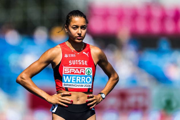 European Athletics Championships; Birmingham, 13.08.2026 BIRMINGHAM, UNITED KINGDOM - AUGUST 13: Audrey Werro (Switzerland) before the semi final of the womens 800 m on August 13, 2026 in Birmingham, United Kingdom. *** European Athletics Championships, Birmingham, August 13, 2026 BIRMINGHAM, UNITED KINGDOM AUGUST 13 Audrey Werro of Switzerland before the women s 800-meter semifinal on August 13, 2026, in Birmingham, United Kingdom Copyright: xBEAUTIFULxSPORTS UlfxSchillerx
