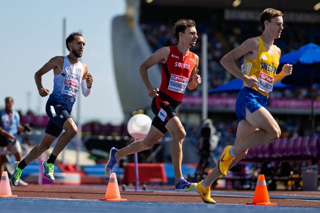 BIRMINGHAM, UNITED KINGDOM - AUGUST 13: Camilo Irarragorri of Switzerland competes in the Men s 3000m Steeplechase during the European Athletics Championships at Alexander Stadium on August 13, 2026 in Birmingham, United Kingdom. England United Kingdom Copyright: xBEAUTIFULxSPORTS TobiasxLacknerx