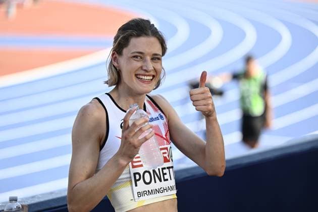 Belgium s Helena Ponette pictured in action during the semifinals of the women s 400m race on the fourth day of the European Athletics Championships (August 10-18) in Birmingham, United Kingdom, on Thursday 13 August 2026. ERICxLALMAND  x183294226x