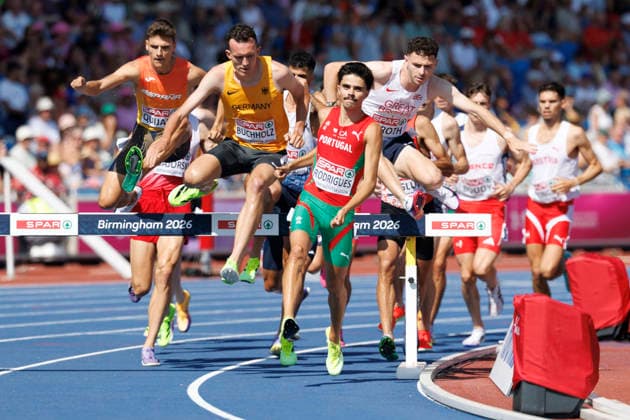 BIRMINGHAM, GREAT BRITAIN - AUGUST 13, 2026: Niklas BUCHHOLZ (GER Germany) competing in the s3000m steeplechase qualification during the European Athletics Championships at Alexander Stadium on August 13, 2026 in Birmingham, Great Britain. Great Britain Copyright: xAxelxKohringx