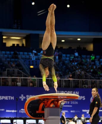 2026 Women s Artistic European Championships, Arena Zagreb, Croatia 13 8 2026 Ireland™s Emma Slevin during qualification Emma Slevin during qualification 13 8 2026  Copyright: xInphox GS__1284