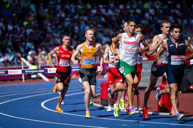 13.08.2026, GBR, Leichtathletik, Europameisterschaft 2026, Morgensession Tag 4, Birmingham Frederik Ruppert ( Deutschland ), 3000 Meter Hindernislauf Herren, Vorlauf Birmingham Alexander Stadium England Großbritannien *** August 13, 2026, GBR, Track and Field, 2026 European Championships, Morning Session, Day 4, Birmingham; Frederik Ruppert, Germany, Men s 3,000-meter Steeplechase, Heats, Birmingham Alexander Stadium, England, Great Britain Copyright: xNordphoto Memmlerx