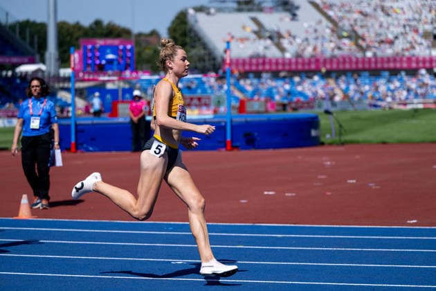 13.08.2026, GBR, Leichtathletik, Europameisterschaft 2026, Morgensession Tag 4, Birmingham Smilla Kolbe ( Deutschland ), 800 Meter Lauf Damen, Halbfinale Birmingham Alexander Stadium England Großbritannien *** August 13, 2026, GBR, Track and Field, 2026 European Championships, Morning Session, Day 4, Birmingham; Smilla Kolbe, Germany, Women s 800-meter race, Semifinals, Alexander Stadium, Birmingham, England, Great Britain Copyright: xNordphoto Memmlerx