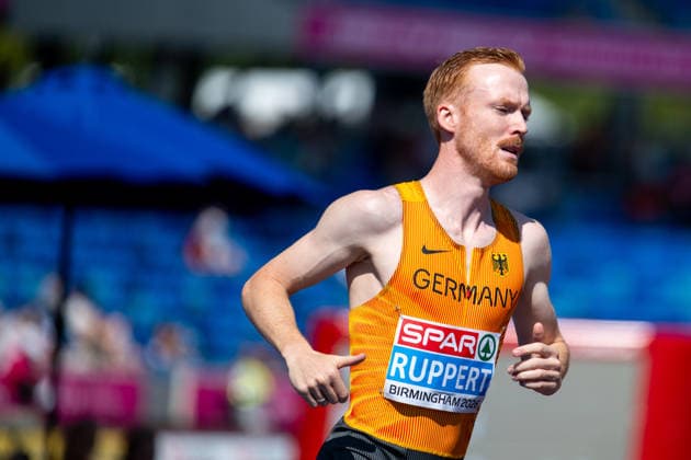 13.08.2026, GBR, Leichtathletik, Europameisterschaft 2026, Morgensession Tag 4, Birmingham Frederik Ruppert ( Deutschland ), 3000 Meter Hindernislauf Herren, Vorlauf Birmingham Alexander Stadium England Großbritannien *** August 13, 2026, GBR, Track and Field, 2026 European Championships, Morning Session, Day 4, Birmingham; Frederik Ruppert, Germany, Men s 3,000-meter Steeplechase, Heats, Birmingham Alexander Stadium, England, Great Britain Copyright: xNordphoto Memmlerx