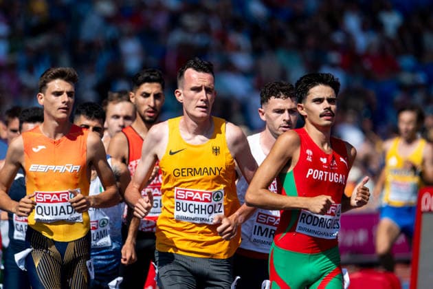 13.08.2026, GBR, Leichtathletik, Europameisterschaft 2026, Morgensession Tag 4, Birmingham Niklas Buchholz ( Deutschland ), 3000 Meter Hindernislauf Herren, Vorlauf Birmingham Alexander Stadium England Großbritannien *** August 13, 2026, GBR, Track and Field, 2026 European Championships, Morning Session, Day 4, Birmingham; Niklas Buchholz, Germany, Men’s 3,000-meter Steeplechase, Heats, Birmingham Alexander Stadium, England, Great Britain Copyright: xNordphoto Memmlerx