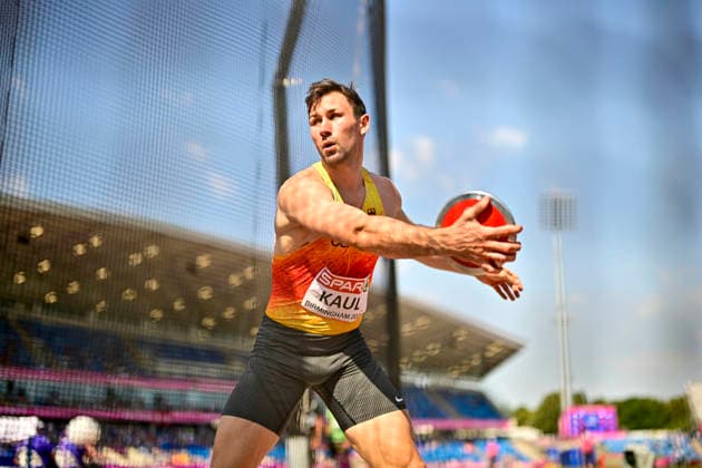 Niklas KAUL (Germany, USC Mainz, 100m DECATHLON Men) GBR, European Athletics Championships, Athletics, 13.08.2026, GBR, European Athletics Championships, Athletics, 13.08.2026, Birmingham *** Niklas KAUL, Germany, USC Mainz, Men s 100m Decathlon, GBR, European Athletics Championships, Track and Field, August 13, 2026, GBR, European Athletics Championships, Track and Field, August 13, 2026, Birmingham Copyright: xEibnerxPressefoto JanxPapenfussx EP_JPS