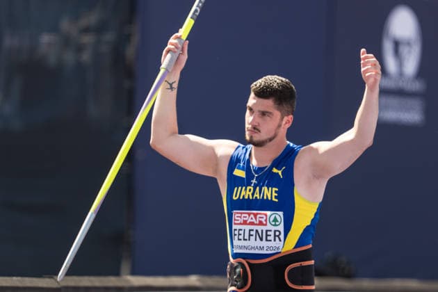 European Athletics Championships; Birmingham, 13.08.2026 BIRMINGHAM, UNITED KINGDOM - AUGUST 13: Artur Felfner (UKR - Ukraine) during the qualification of the mens javelin throw at the European Athletics Championships; Birmingham on August 13, 2026 in Birmingham, United Kingdom. *** European Athletics Championships, Birmingham, August 13, 2026 BIRMINGHAM, UNITED KINGDOM AUGUST 13 Artur Felfner (UKR, Ukraine) during the men s javelin throw qualifying round at the European Athletics Championships in Birmingham on August 13, 2026, in Birmingham, United Kingdom Copyright: xBEAUTIFULxSPORTS UlfxSchillerx