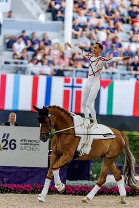 AACHEN - FEI World Championships 2026, AACHEN - FEI World Championships 2026 BRUESEWITZ Thomas (GER), Belistano HF FEI Vaulting World Championship, WM, Weltmeisterschaft Individual Male Aachen, Reitstadion Soers 13. August 2026 - *** AACHEN FEI World Championships 2026, AACHEN FEI World Championships 2026 BRUESEWITZ Thomas GER, Belistano HF FEI Vaulting World Championship Individual Male Aachen, Reitstadion Soers, August 13, 2026
