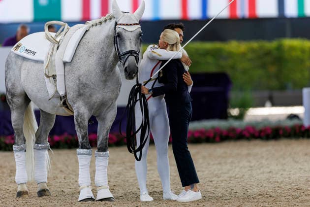 AACHEN - FEI World Championships 2026, AACHEN - FEI World Championships 2026 LEHNEN Bela (GER), Max, KAUSS Sarah (GER Longe) FEI Vaulting World Championship, WM, Weltmeisterschaft Individual Male Aachen, Reitstadion Soers 13. August 2026 - *** AACHEN FEI World Championships 2026, AACHEN FEI World Championships 2026 LEHNEN Bela GER, Max, KAUSS Sarah GER Longe FEI Vaulting World Championship Individual Male Aachen, Reitstadion Soers August 13, 2026