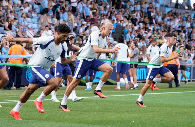 Football, England, Manchester City, Training