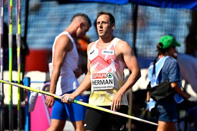 European Athletics Championships Birmingham 2026 - day 4 BIRMINGHAM, ENGLAND - AUGUST 13 : Herman Timothy (BEL) in action during the Javelin Throw Qualification on day 4 of the Birmingham 2026 European Athletics Championships on August 13, 2026 in Birmingham, England, 13 08 2026 Birmingham ENGLAND  Copyright: xTomasxSiskx
