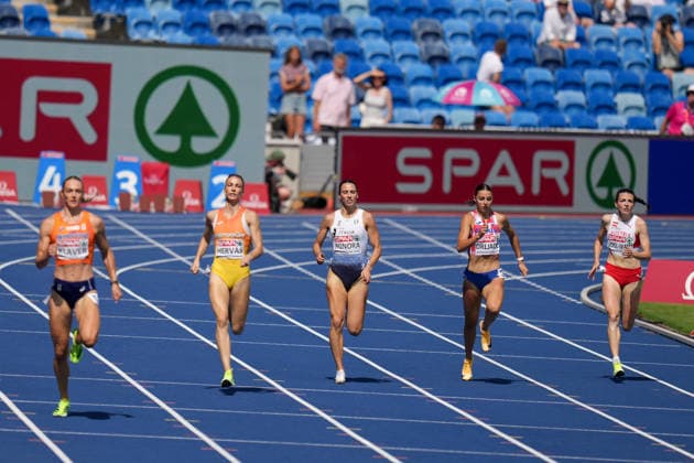 ATHLETICS - European Athletics Championships BIRMINGHAM,ENGLAND,13.AUG.26 - ATHLETICS - European Athletics Championships, 400m, Women. Image shows Susanne Gogl-Walli (AUT).  GEPAxpictures xRanjithxKumar