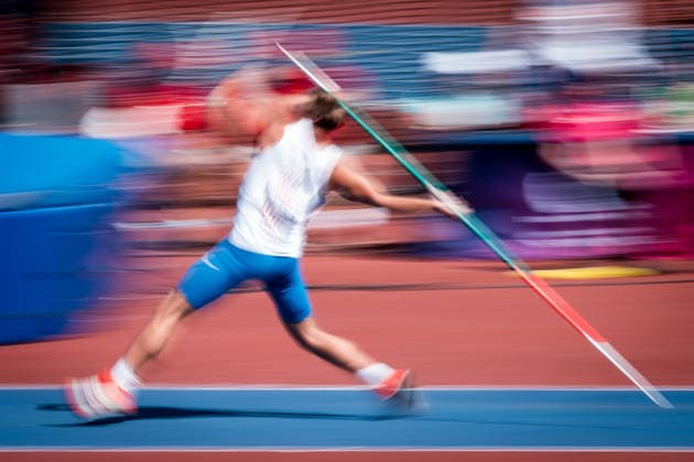 +++CAPTION CORRECTION+++European Athletics Championships in Birmingham, United Kingdom, August 13, 2026. Czech Jan Vyska competes during the Javelin throw - qualification. (CTKxPhoto JaroslavxSvoboda) CTKPhotoP2026081305125  CTKPhotoP2026081305125