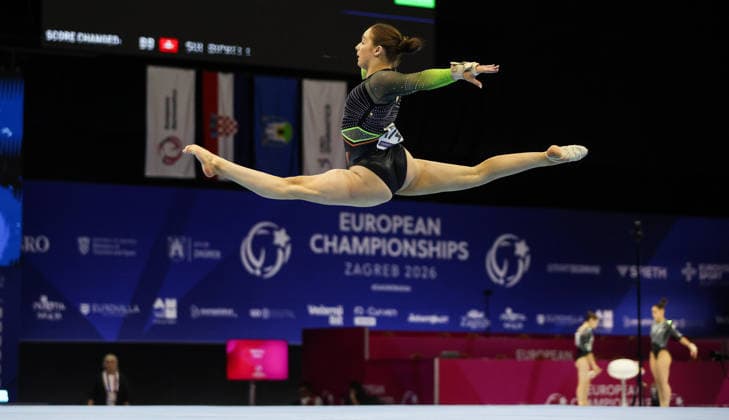 2026 Women s Artistic European Championships, Arena Zagreb, Croatia 13 8 2026 Ireland™s Emma Slevin during qualification Emma Slevin during qualification 13 8 2026  Copyright: xInphox GS__3316