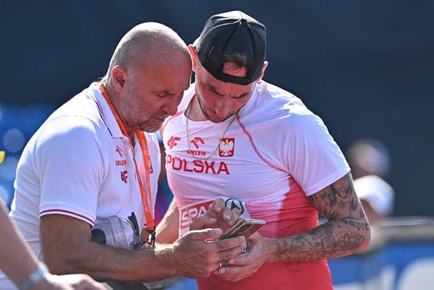 2026.08.13 Birmingham Lekkoatletyka Mistrzostwa Europy N z trener Michal Krukowski Marcin Krukowski Foto Michal Laudy PressFocus 2026.08.13 Birmingham Athletics European Athletics Championships coach Michal Krukowski Marcin Krukowski Credit: Michal Laudy PressFocus NEWSPIX.PL --- newspix.pl 