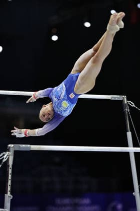 Sanne Wevers, NED, during qualification at 2026 Europeans in Zagreb; 13 08 2026; *** Sanne Wevers, NED, during the qualifying round at the 2026 European Championships in Zagreb on August 13, 2026 
