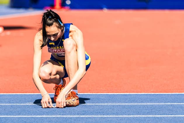 European Athletics Championships; Birmingham, 13.08.2026 BIRMINGHAM, UNITED KINGDOM - AUGUST 13: Iryna Gerashchenko (UKR - Ukraine) prepares for the qualification of the womens high jump on August 13, 2026 in Birmingham, United Kingdom. *** European Athletics Championships, Birmingham, August 13, 2026 BIRMINGHAM, UNITED KINGDOM AUGUST 13 Iryna Gerashchenko (UKR, Ukraine) prepares for the women s high jump qualifying round on August 13, 2026, in Birmingham, United Kingdom Copyright: xBEAUTIFULxSPORTS UlfxSchillerx