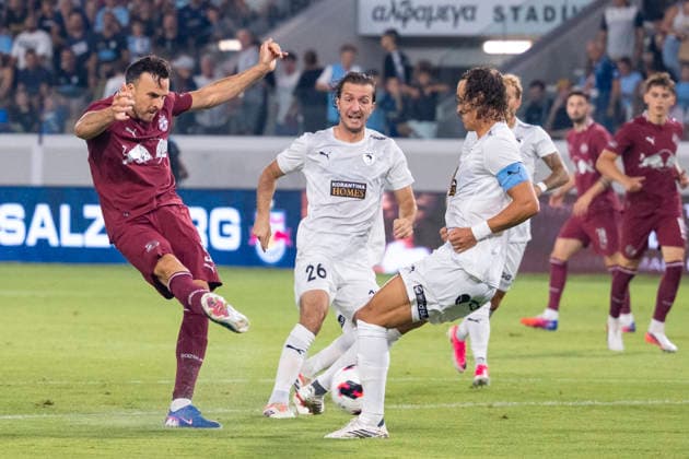 Football, Europa League qualifiers, Pafos FC v Red Bull Salzburg