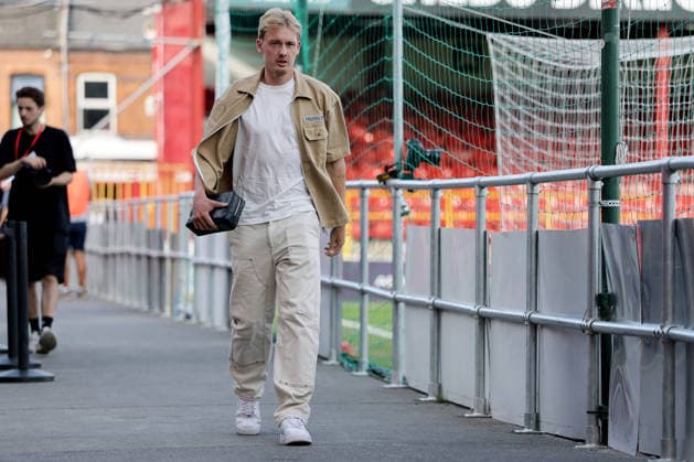 UEFA Conference League Third Qualifying Round Second Leg, Tolka Park, Dublin 13 8 2026 Shelbourne vs Ajax Ajax s Julian Brandt arrives Julian Brandt arrives 13 8 2026  Copyright: xLaszloxGeczox LG_13-08-2026_001691
