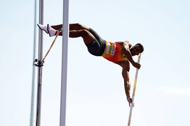 Birmingham , Leichtathletik, Athletics, Track and Field, EAA, Leichtathletik EM Birmingham 2026 European Championships birmingham 2026 , 10.08-17.08.2026, Alexander Stadium Birmingham, Grossbritannien , Decathlon, Zehnkampf,Stabhochsprung , Leo Neugebauer Deutschland, Germany GER Copyright Gladys Chai von der Laage *** Birmingham, Track and Field, Athletics, EAA, 2026 European Athletics Championships in Birmingham, 10 08 17–08 20 26, Alexander Stadium, Birmingham, United Kingdom, Decathlon, Pole Vault, Leo Neugebauer, Germany (GER), Copyright Gladys Chai von der Laage