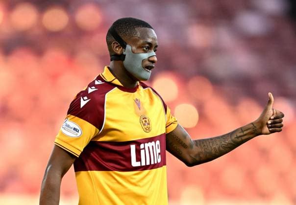 Tawanda Maswanhise of Motherwell Motherwell v HJK Helsinki, UEFA Conference League, 3rd Qualifying Round, Second Leg, Football, Fir Park, Motherwell, Scotland, UK - 13 Aug 2026Motherwell Fir Park Scotland United Kingdom  Copyright: xMarkxRunnacles Shutterstockx 17069362an